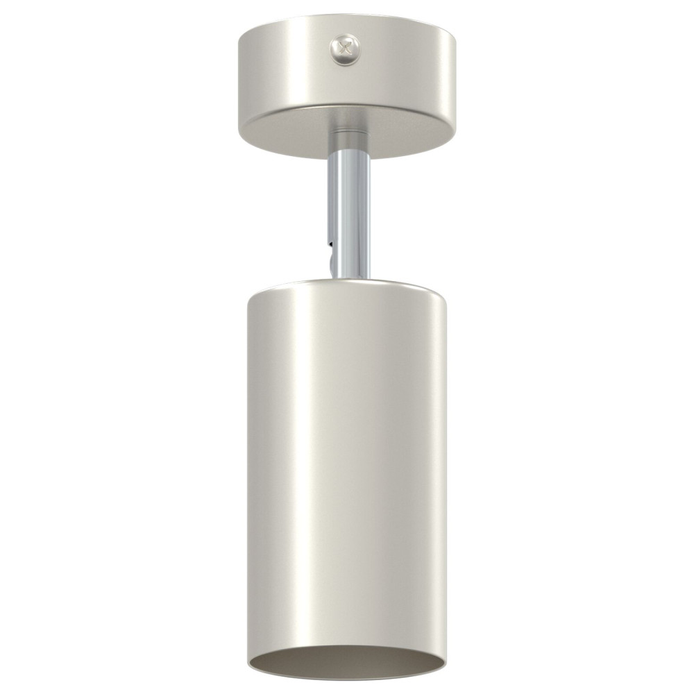 Produktbild för Takspotlight med strålkastare Nickel 6 x 6 x 16 cm Metall