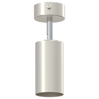 Produktbild för Takspotlight med strålkastare Nickel 6 x 6 x 16 cm Metall