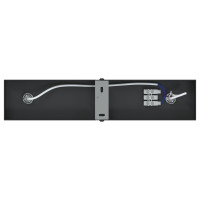 Produktbild för Takspotlight med strålkastare Svart 26 x 6 x 16 cm Metall