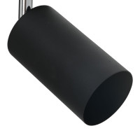 Produktbild för Takspotlight med strålkastare Svart 26 x 6 x 16 cm Metall