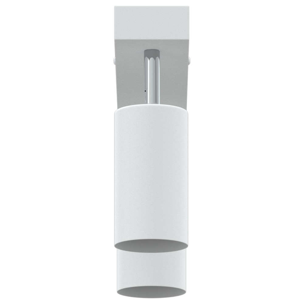 Produktbild för Takspotlight med strålkastare Vit 26 x 6 x 16 cm Metall