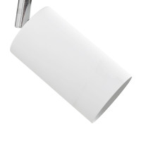 Produktbild för Takspotlight med strålkastare Vit 26 x 6 x 16 cm Metall