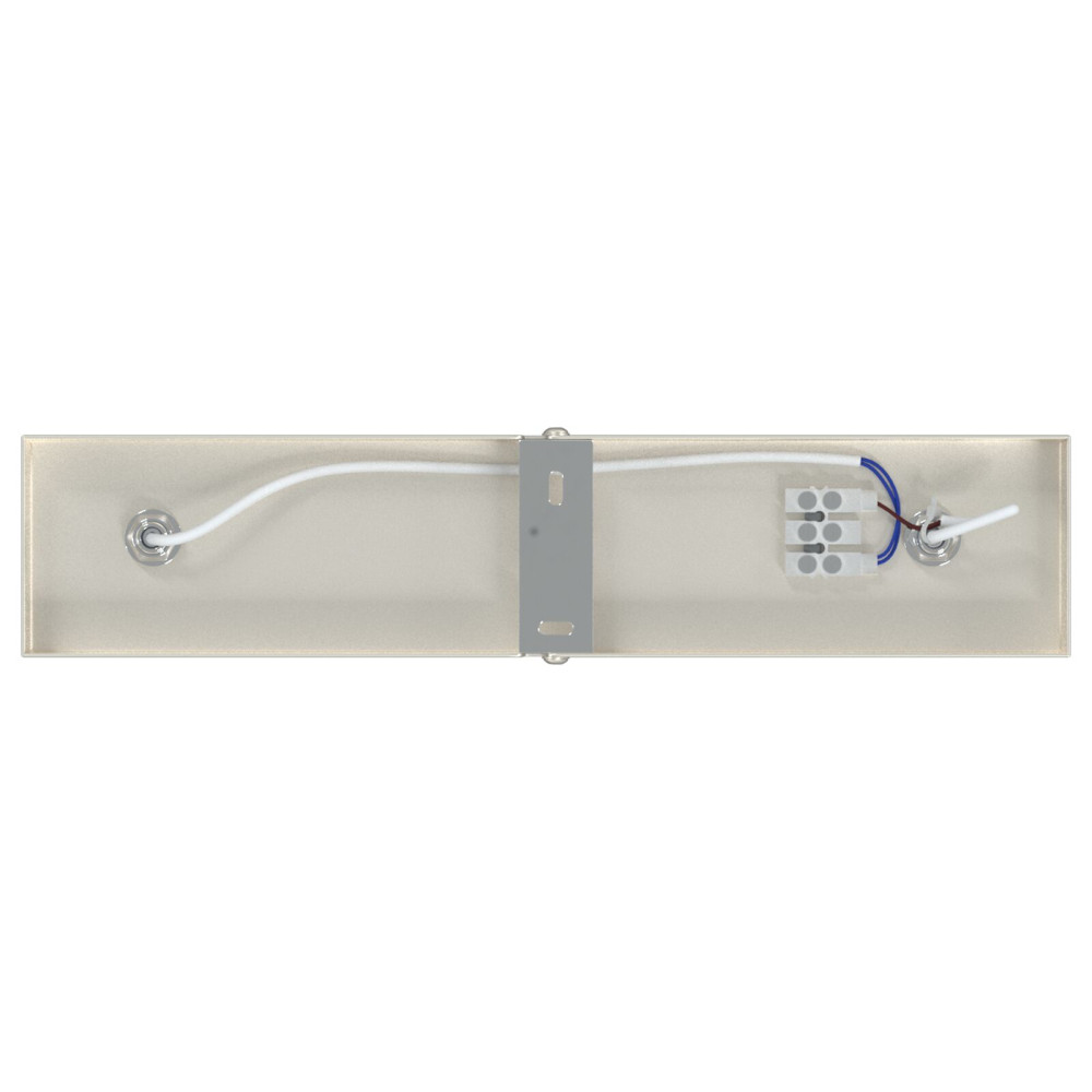 Produktbild för Takspotlight med strålkastare Nickel 26 x 6 x 16 cm Metall