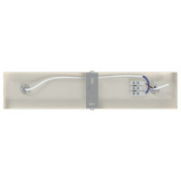Produktbild för Takspotlight med strålkastare Nickel 26 x 6 x 16 cm Metall