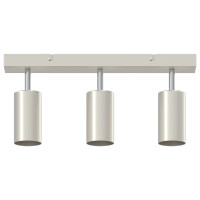 Produktbild för Takspotlight med strålkastare Nickel 38 x 6 x 16 cm Metall