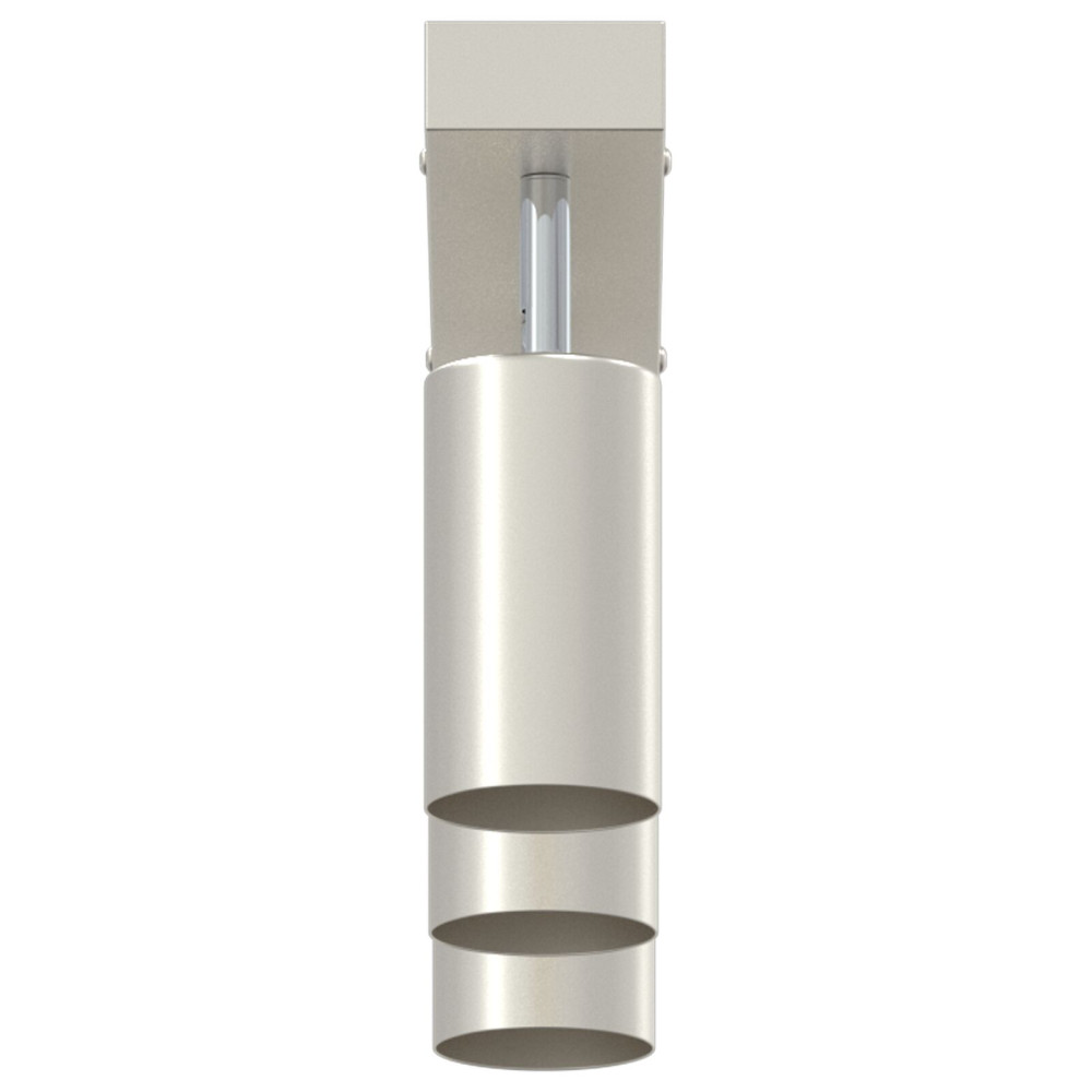 Produktbild för Takspotlight med strålkastare Nickel 38 x 6 x 16 cm Metall