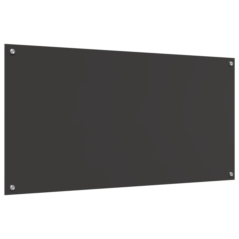 Produktbild för Köksskydd Mörkgrå 120 x 60 cm härdat glas