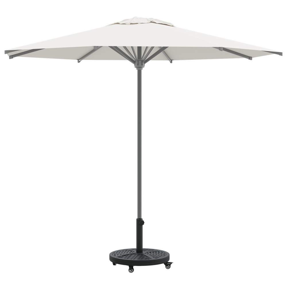 Produktbild för Parasollfot Art Deco Svart Ø 45 x 39,5 cm Järn
