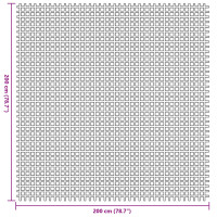 Produktbild för Tältmatta Antracit 200 x 200 cm Polyester