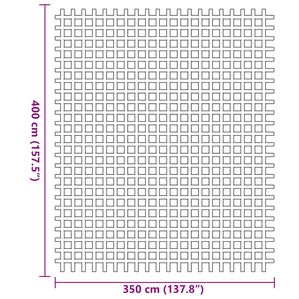 Produktbild för Tältmatta Blå 400 × 350 cm Polyester