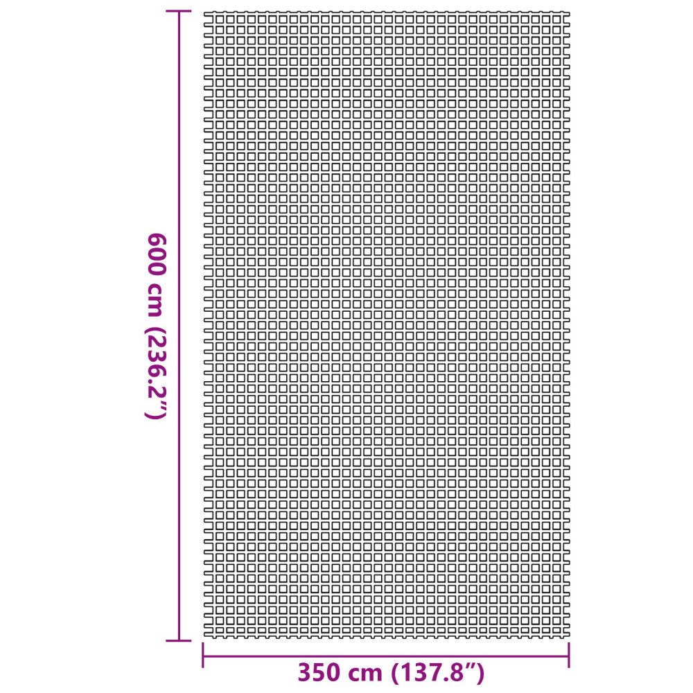 Produktbild för Tältmatta Blå 600 × 350 cm Polyester