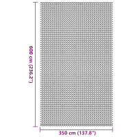 Produktbild för Tältmatta Blå 600 × 350 cm Polyester