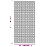 Produktbild för Tältmatta Blå 800 x 350 cm Polyester