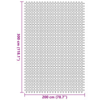 Produktbild för Tältmatta Grön 300 x 200 cm Polyester