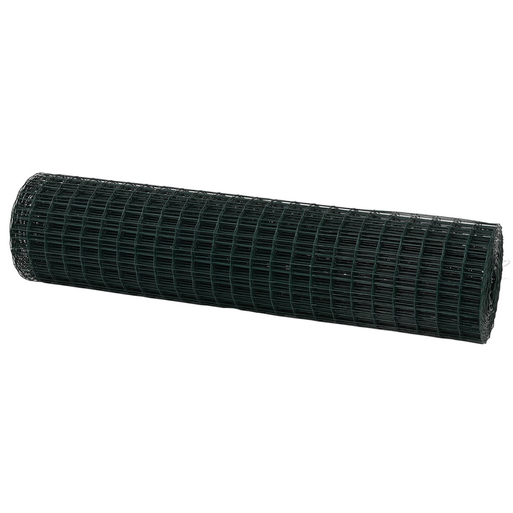 Produktbild för Eurogärdsel Grön 1,4 x 10 m PVC-belagt järn