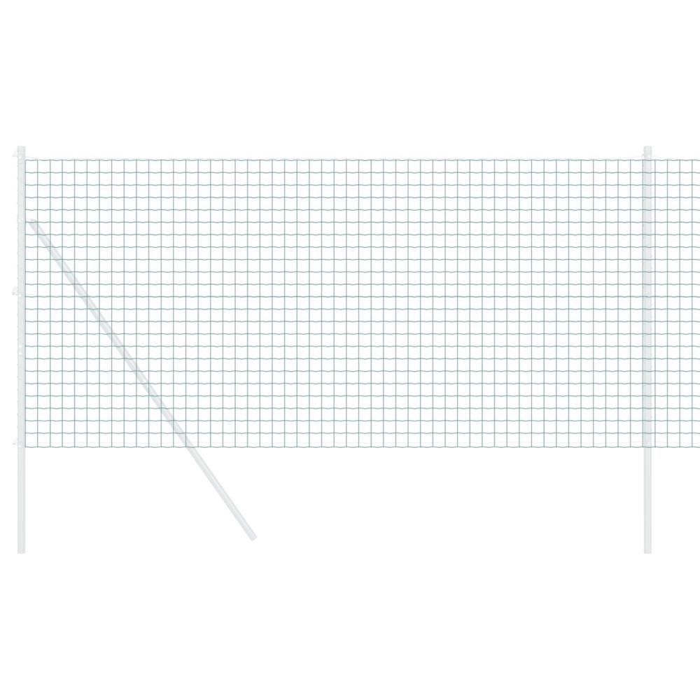 Produktbild för Eurogärdsel Grön 1,4 x 10 m PVC-belagt järn