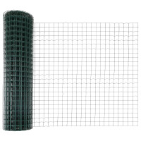Produktbild för Eurogärdsel Grön 1,4 x 10 m PVC-belagt järn