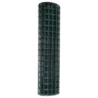 Produktbild för Eurogärdsel Grön 1 x 25m PVC-belagt järn