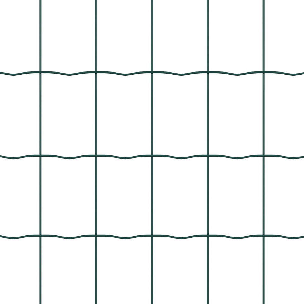 Produktbild för Eurogärdsel Grön 1 x 25m PVC-belagt järn