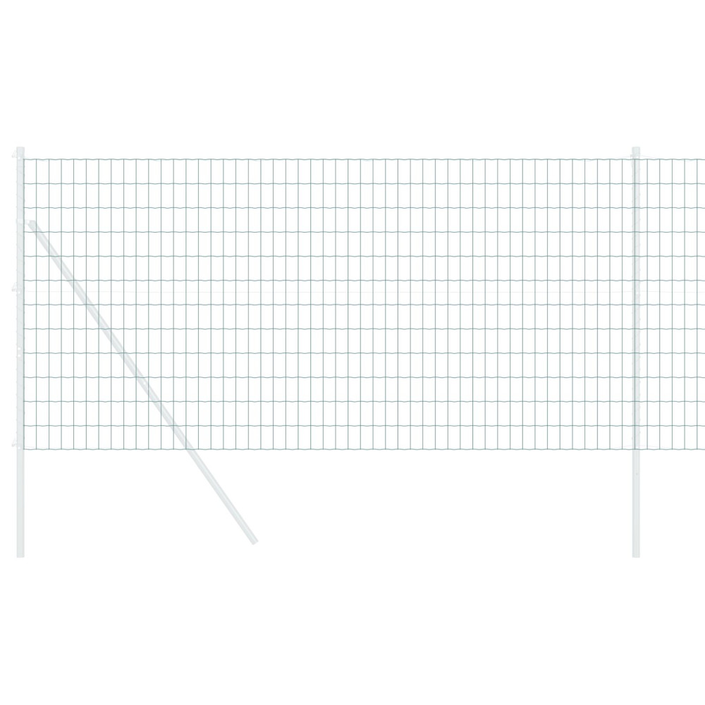 Produktbild för Eurogärdsel Grön 1,2 x 25 m PVC-belagt järn