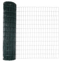 Produktbild för Eurogärdsel Grön 1,2 x 25 m PVC-belagt järn