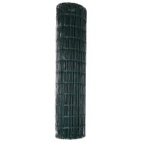 Produktbild för Eurogärdsel Grön 1,2 x 25 m PVC-belagt järn
