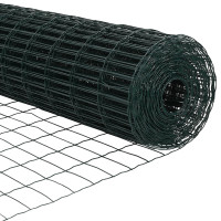 Produktbild för Eurogärdsel Grön 1,2 x 25 m PVC-belagt järn
