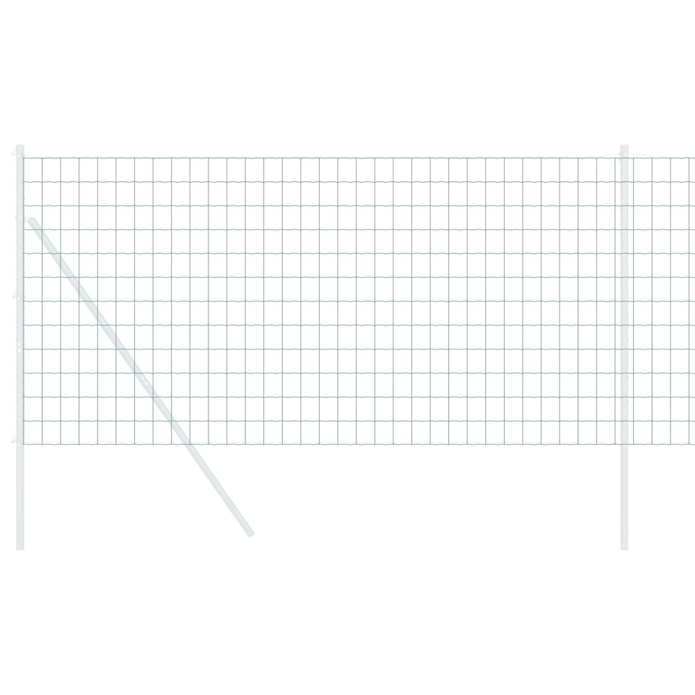 Produktbild för Eurogärdsel Grön 1,2 x 25 m PVC-belagt järn