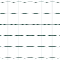 Produktbild för Eurogärdsel Grön 0,4 x 50 m PVC-belagt järn
