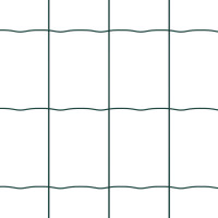 Produktbild för Eurogärdsel Grön 0,6 x 50 m PVC-belagt järn