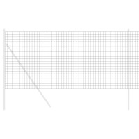 Produktbild för Eurogärdsel Grå 1 x 25 m PVC-belagt järn