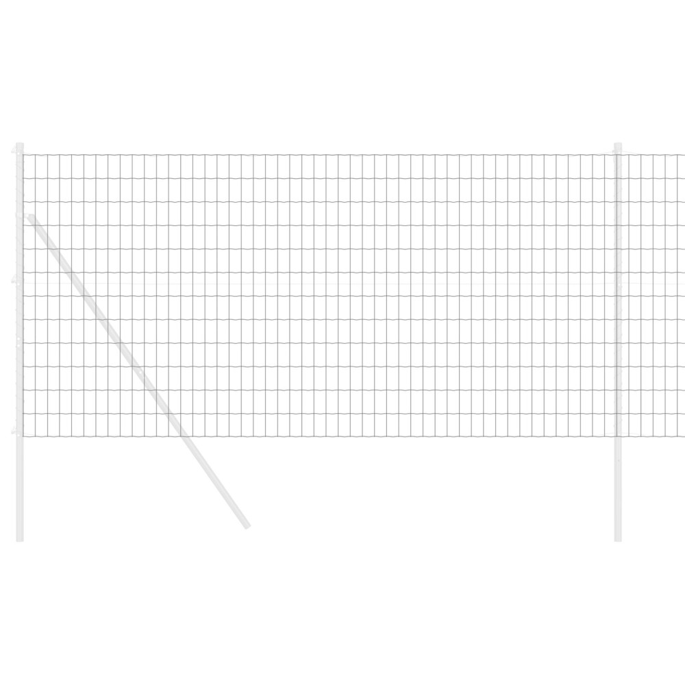 Produktbild för Eurogärdsel Grå 1,2 x 25 m PVC-belagt järn