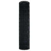 Produktbild för Eurogärdsel Grå 1,2 x 25 m PVC-belagt järn