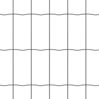 Produktbild för Eurogärdsel Grå 0,6 x 50 m PVC-belagt järn