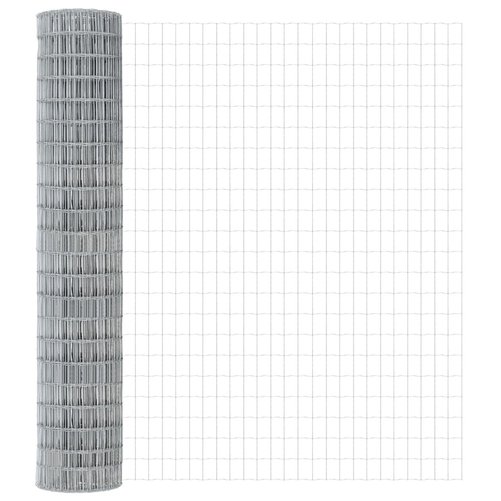 Produktbild för Eurogärdsel 1,6 x 10 m PVC-belagt järn