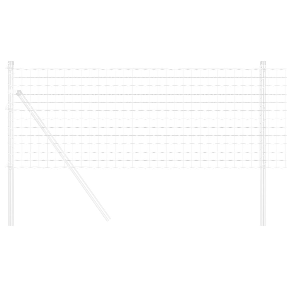 Produktbild för Eurogärdsel 0,8 x 25 m PVC-belagt järn