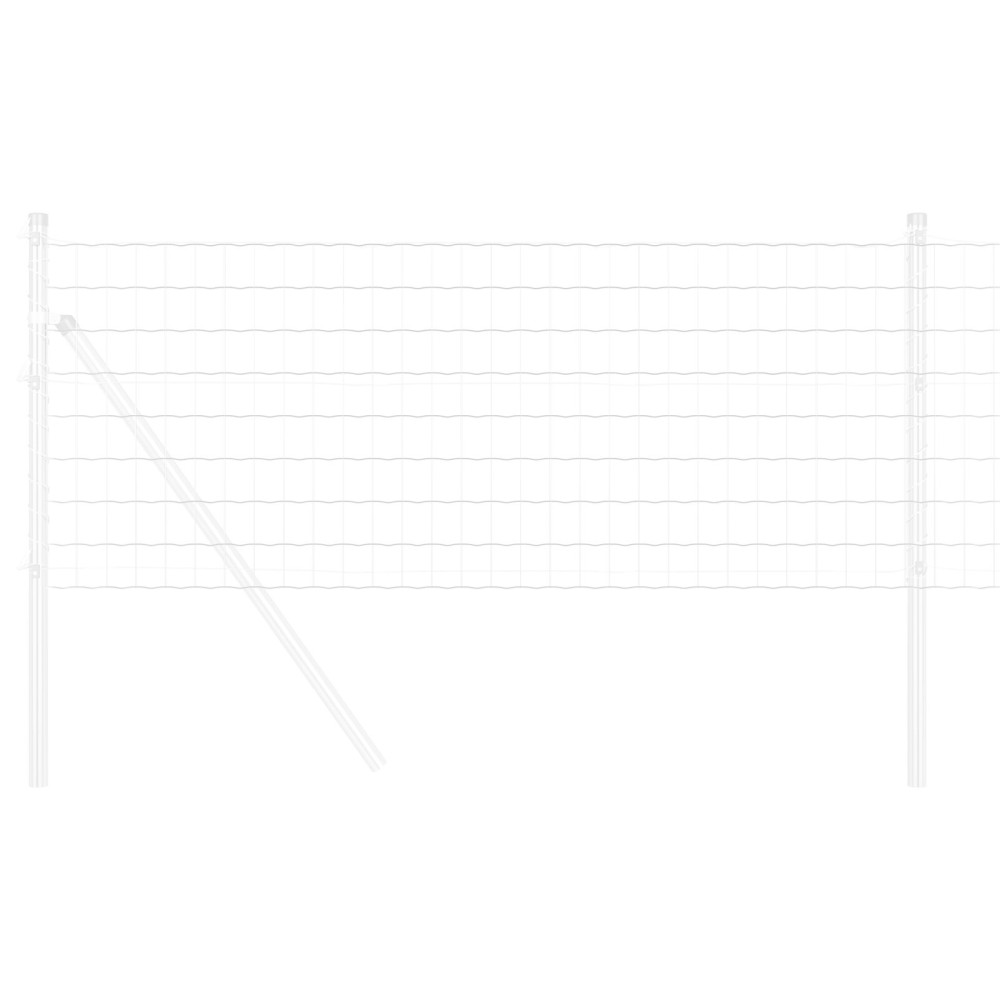 Produktbild för Eurogärdsel 0,8 x 25 m PVC-belagt järn