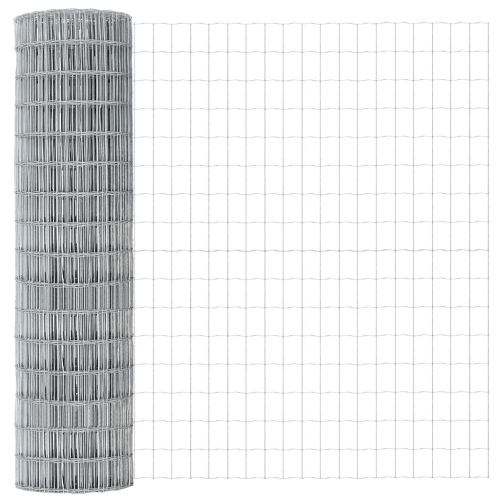 Produktbild för Eurogärdsel 1 x 25 m PVC-belagt järn