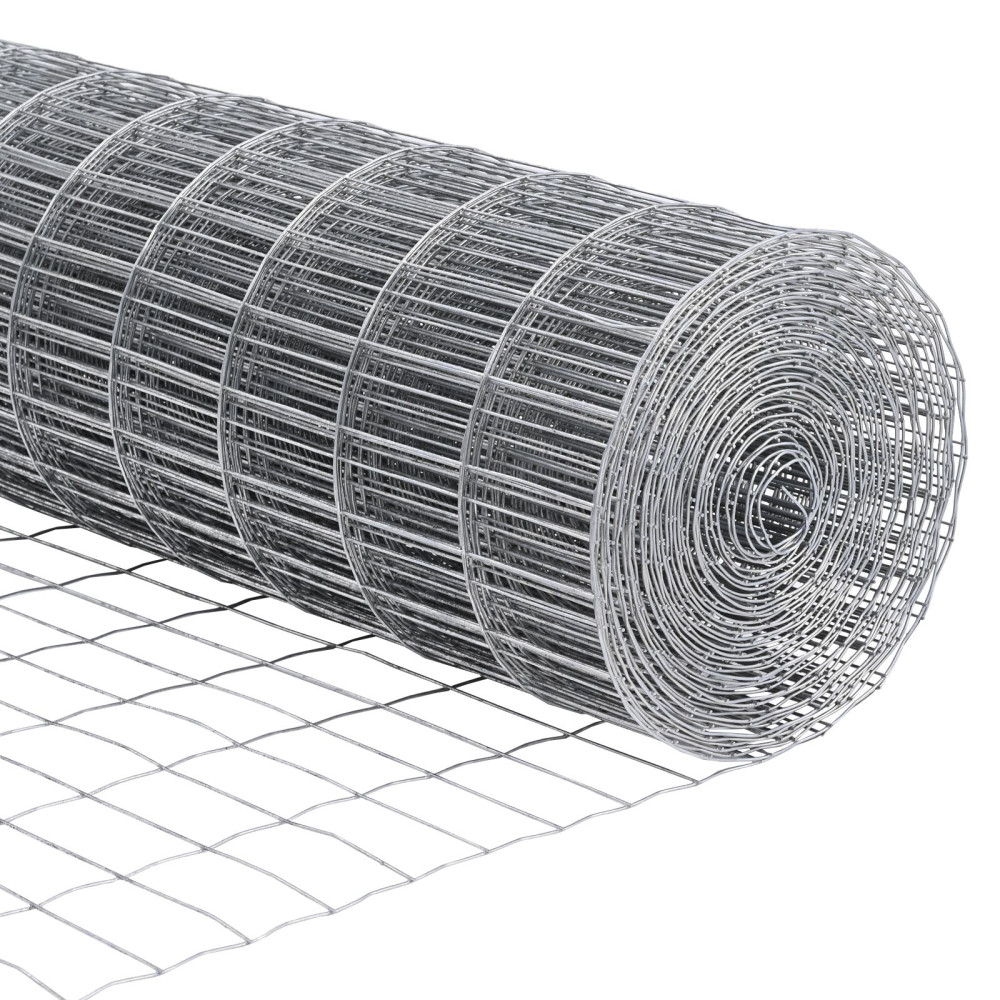 Produktbild för Eurogärdsel 1 x 25 m PVC-belagt järn