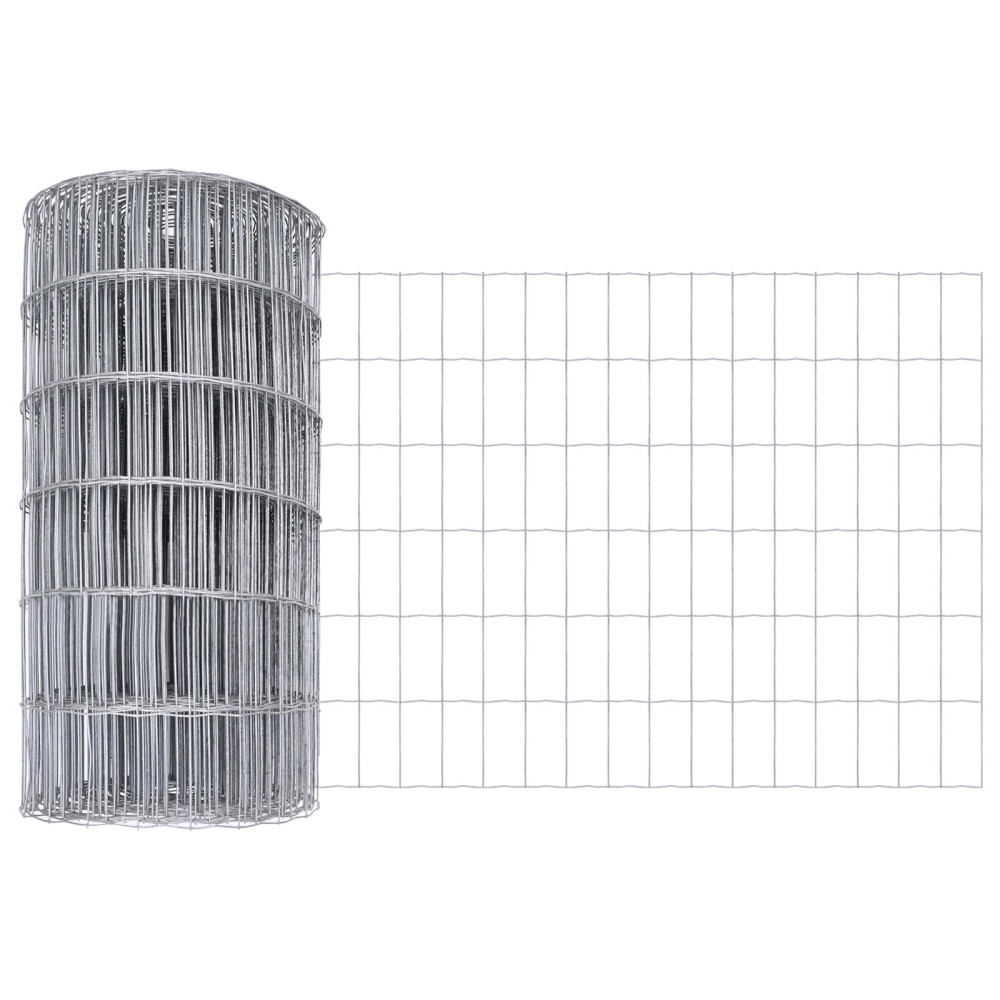 Produktbild för Eurogärdsel 0,6 x 50 m PVC-belagt järn