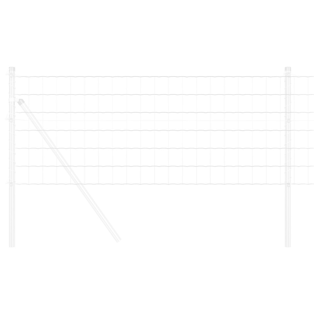 Produktbild för Eurogärdsel 0,4 x 50 m PVC-belagt järn