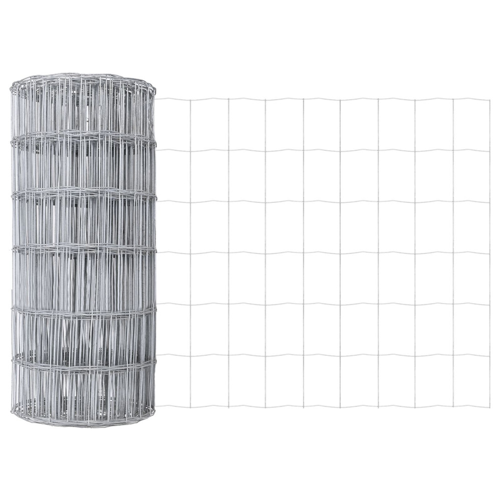 Produktbild för Eurogärdsel 0,4 x 50 m PVC-belagt järn