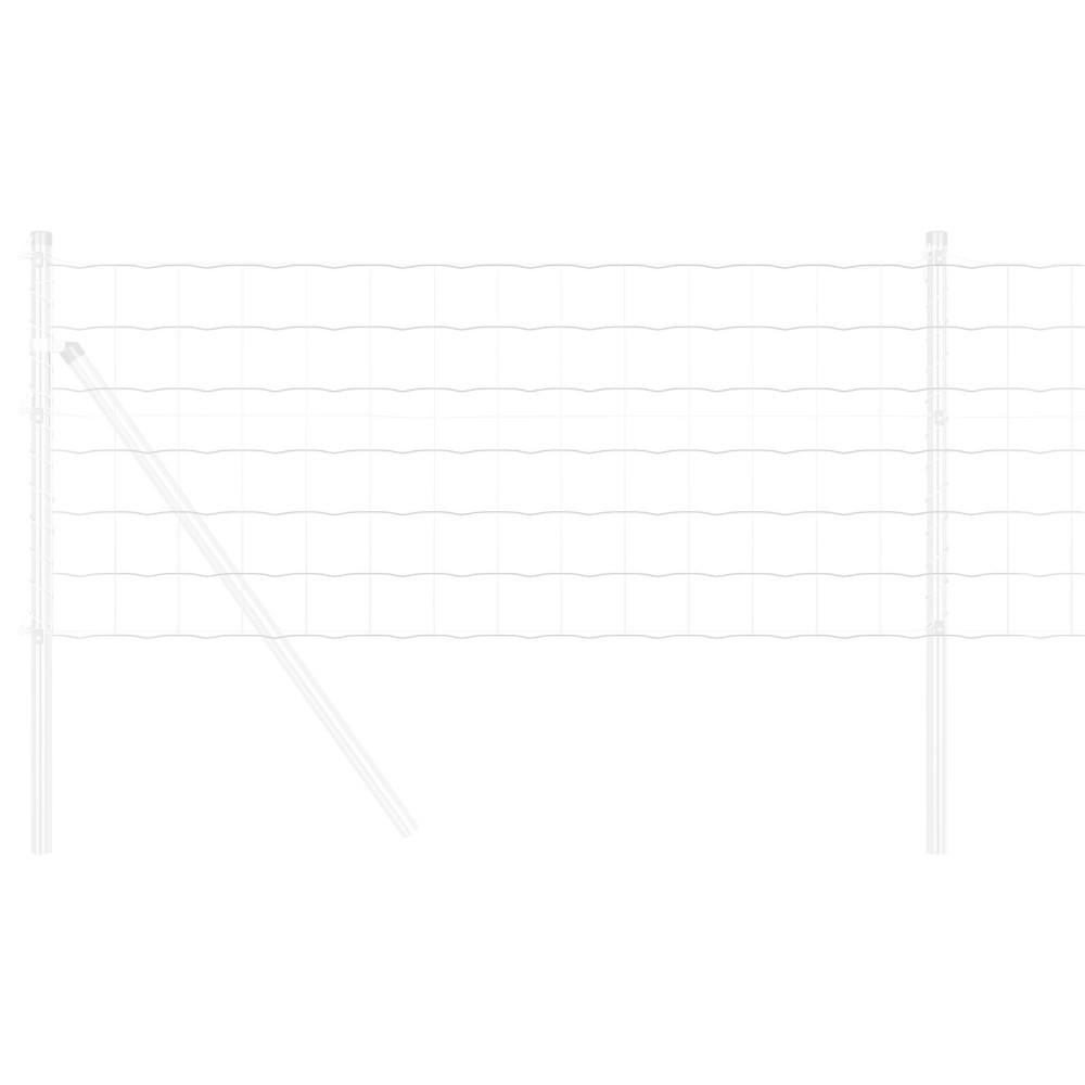Produktbild för Eurogärdsel 0,6 x 50 m PVC-belagt järn