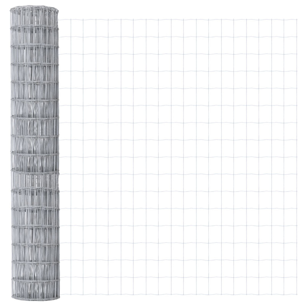 Produktbild för Eurogärdsel 1,6 x 10 m PVC-belagt järn