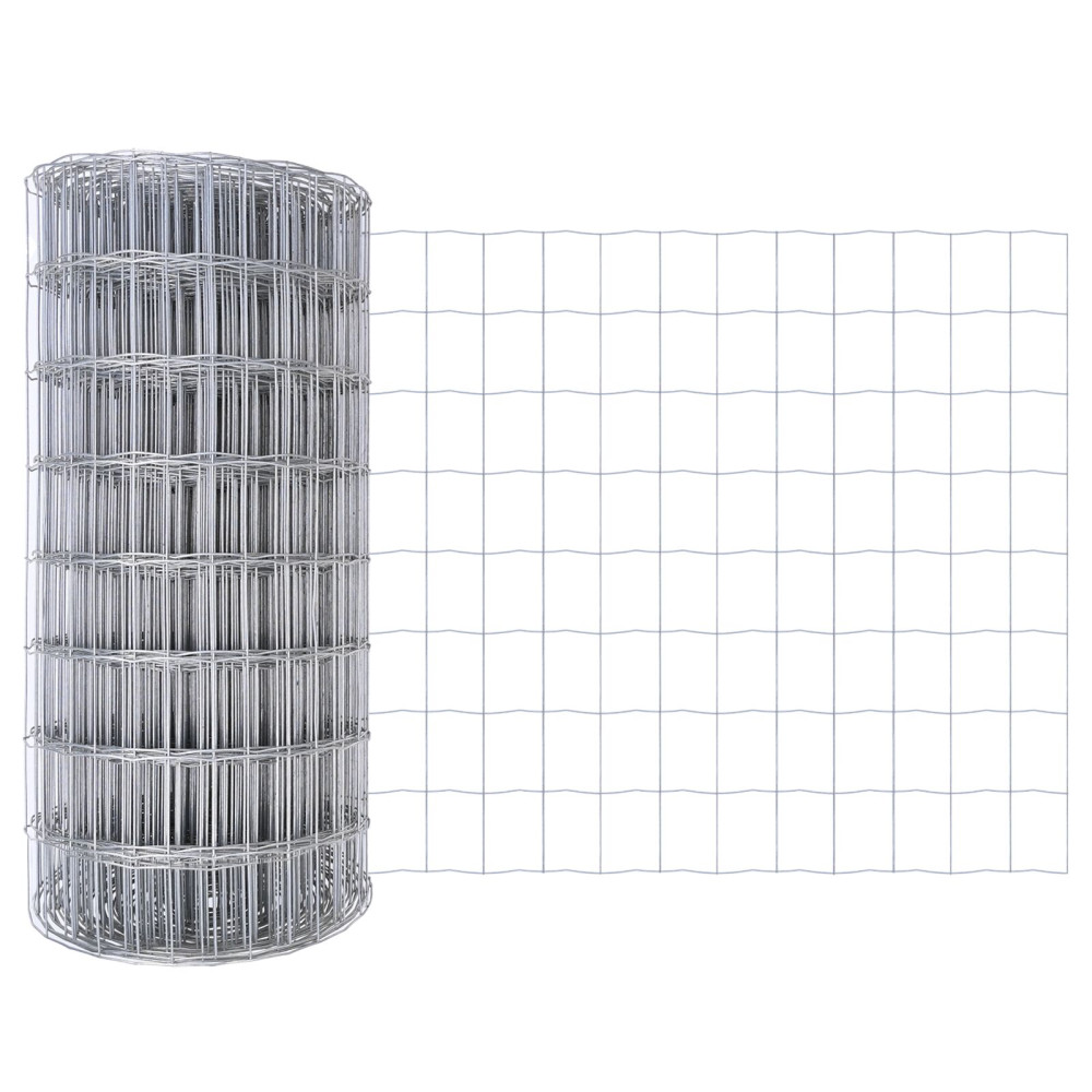 Produktbild för Eurogärdsel 0,4 x 50 m PVC-belagt järn