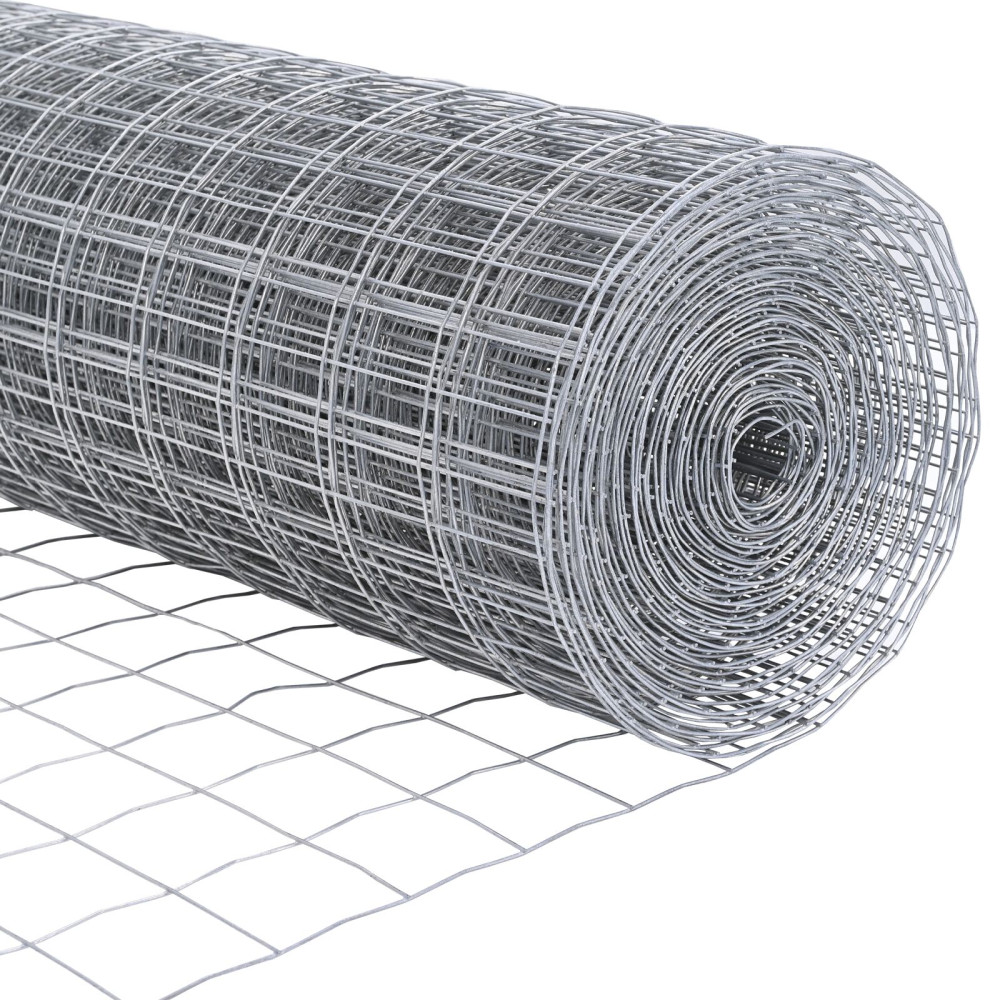 Produktbild för Eurogärdsel 0,4 x 50 m PVC-belagt järn
