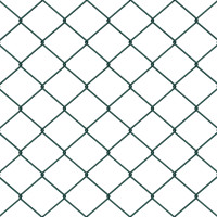 Produktbild för Kedjelänk Stängsel 10 x 1,6 m Stål Grön