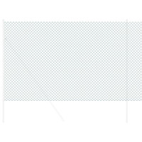 Produktbild för Kedjelänk Stängsel 10 x 1,5 m Stål Grön