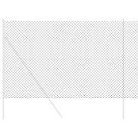Produktbild för Kedjelänk Stängsel 10 x 1,6 m Stål Grå