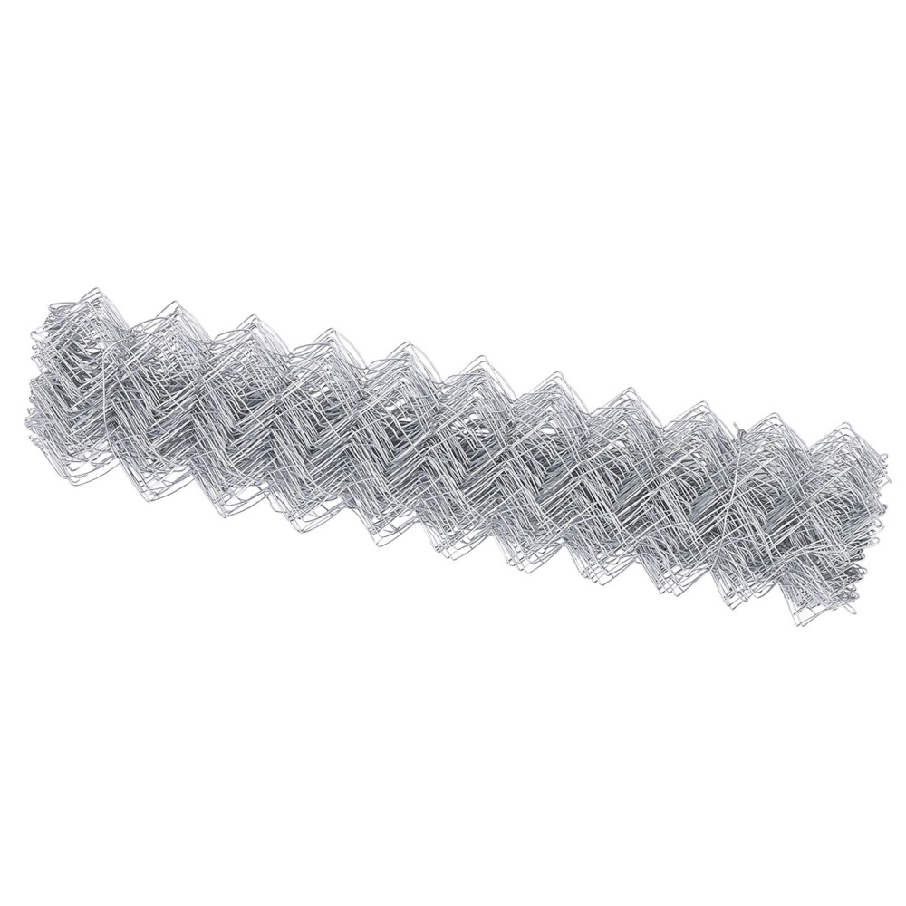Produktbild för Kedjelänk Stängsel 10 x 1,4 m Galvaniserat stål Silver